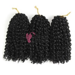 Codite de par Afro Marley de 20 cm MLY002 Crochet Braids Brunet